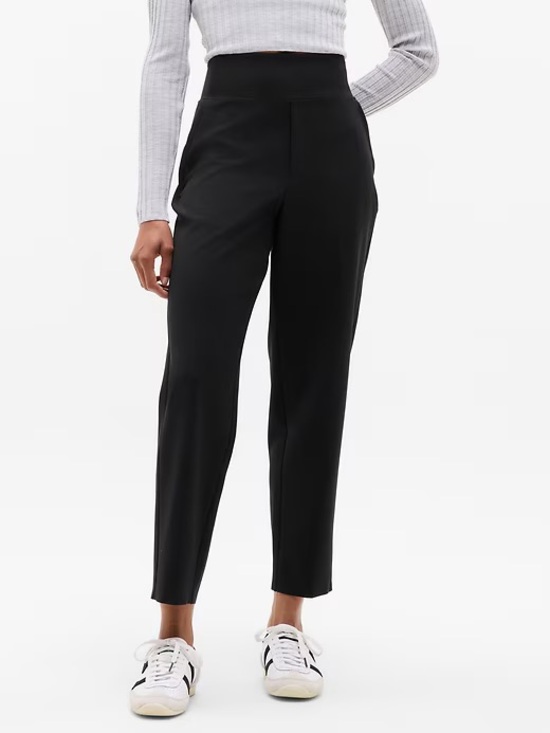 Athleta Pants - Athleta Endless pant. Women's Black Cropped High-Rise Tailored Pants. NWT